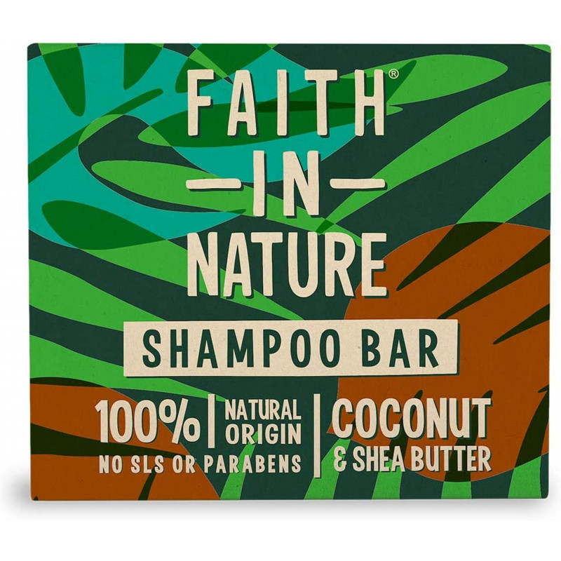 Faith in Nature Natural Coconut and Shea Butter Shampoo Bar, Currently priced at £3.86